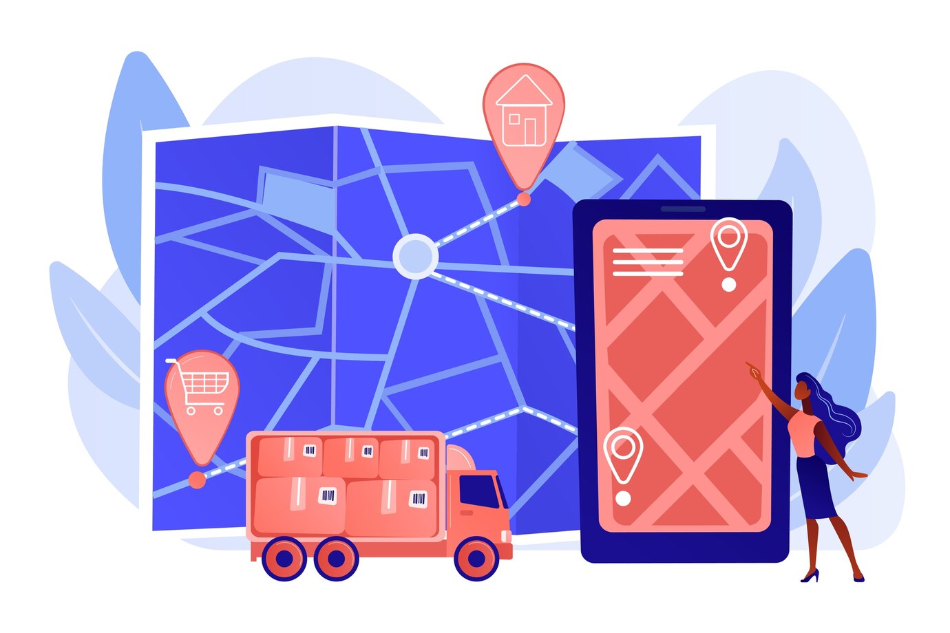 Ghana Delivery Map